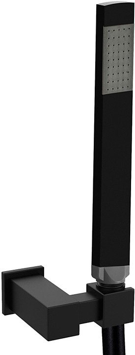 Гарнитур душевой Paffoni Level ZDUP059NO черный матовый