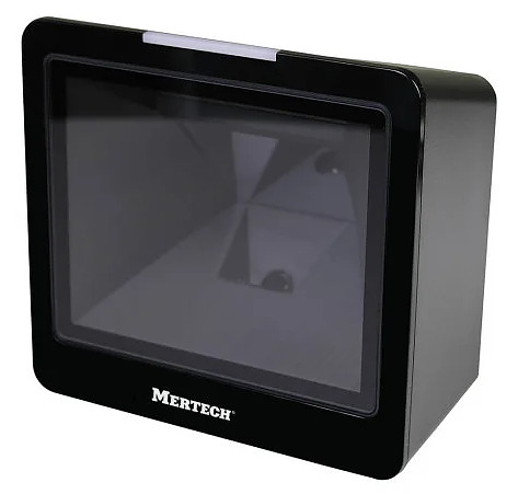 Стационарный двумерный сканер штрих-кода Mertech 7800 P2D USB, USB эмуляция RS232 black, черный