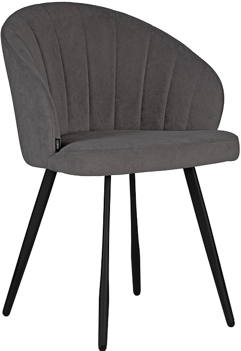 Стул обеденный DOBRIN 16-05 DOBRIN NAOMI (Catania Chocolate, черный муар )