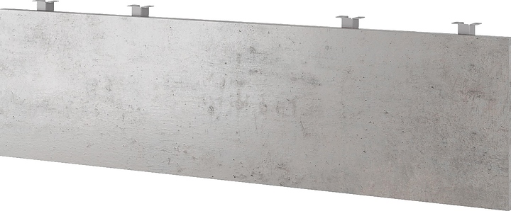 Нижний подвесной экран КОБОР EN-180 aluminum/chicago (ЛДСП)