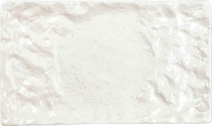 Блюдо сервировочное P.L. Proff Cuisine F3674-13WY Crumpled Style 34х20 см h=3 см (фарфор) прямоугольное белое