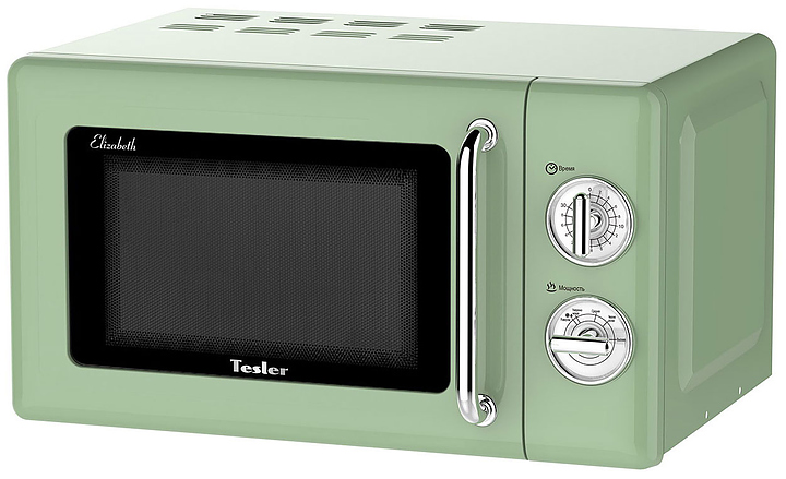 Микроволновая печь - СВЧ TESLER Elizabeth MM-2045 GREEN 20 л, зеленый