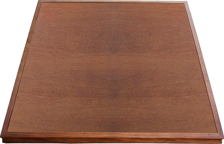 Столешница Sheffilton SHT-ТT 80/80 (МДФ / дуб / шпон) квадратная коричневый дуб