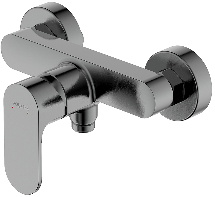 Смеситель для душа Aquatek Альфа AQ1960BGM оружейная сталь