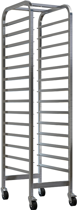 Тележка-шпилька для гастроемкостей Restoinox ТШCГ-14 GN 1/1 (530х325)