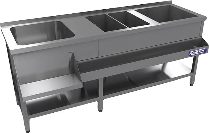 Барная станция КАМИК 2000х600(800)х850 мм