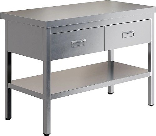 Стол производственный закрытый Restoinox СПЯ-12/6-П