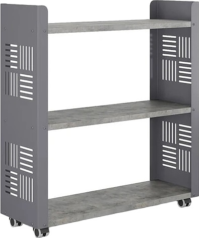 Стеллаж мобильный КОБОР SM3-90/30 graphite/chicago