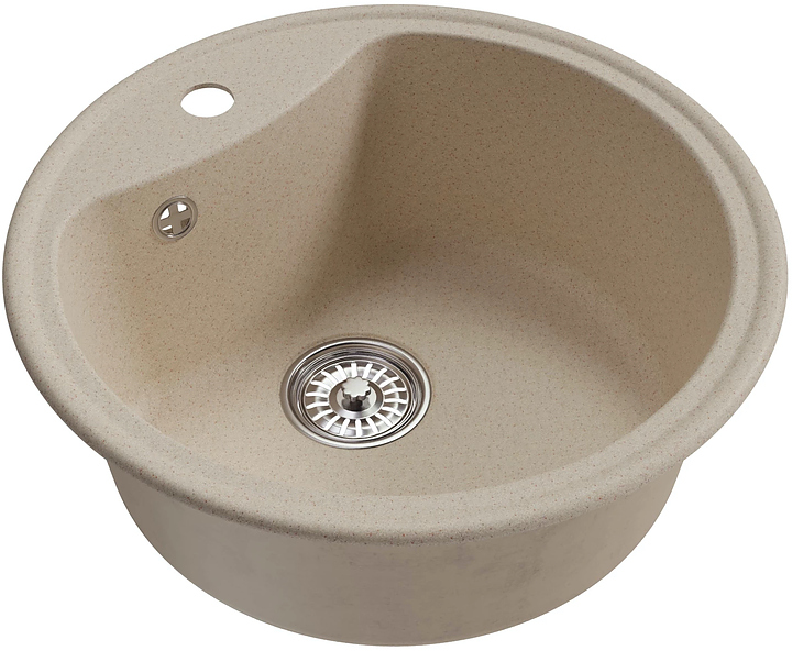 Мойка кухонная Mixline ML-GM09 51х51 cм, бежевая