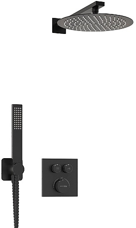 Встраиваемый комплект для душа Wasserkraft Elbe 7400 A7448.219.258.302.240.218 Thermo черный