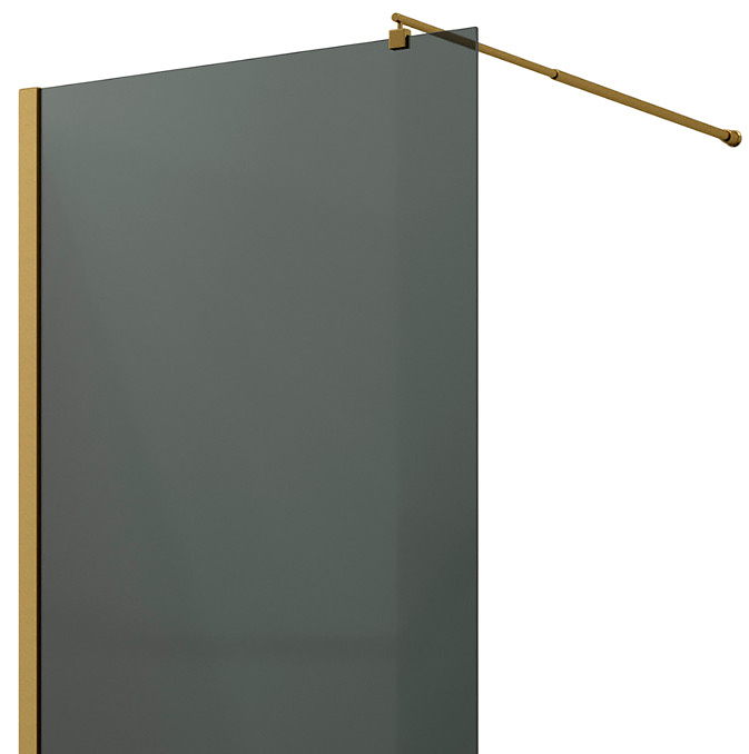 Душевое ограждение Wasserkraft Rur 30W39BG-TG 2000х900 мм матовое золото