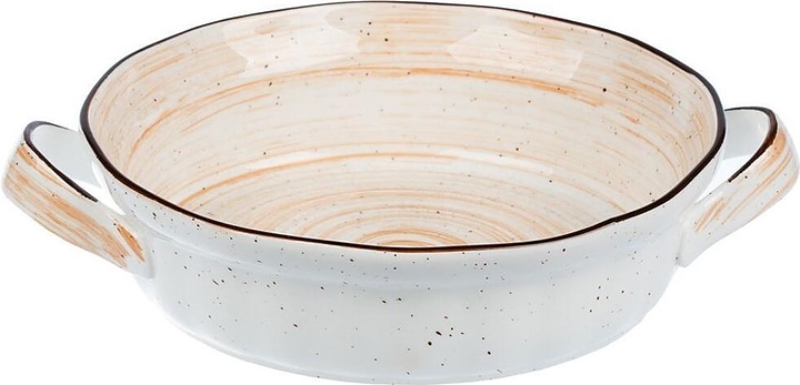 Блюдо сервировочное P.L. Proff Cuisine Desert Fusion P5225928/0525-3/3011194 1500 мл d=22 см h=6 см с ручками (фарфор)