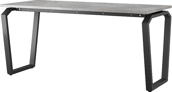 Стол офисный КОБОР TB-160/70 black/chicago