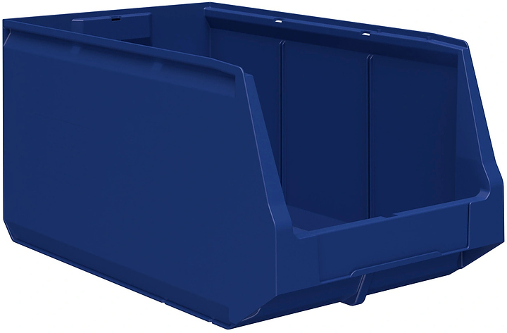 Контейнер iPlast Logic Store LS-5325 N1 500х300х250 мм с отверстиями для перегородок, синий