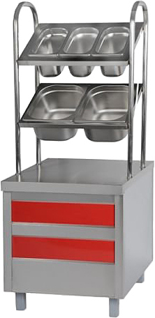 Прилавок для столовых приборов Онега МЛОЭ/ПСХ