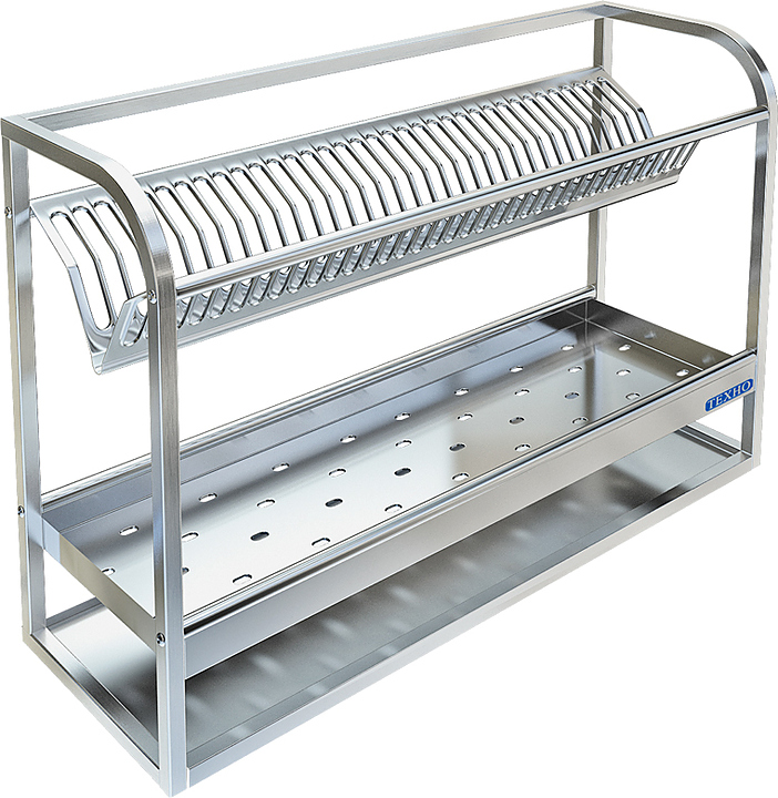 Полка  настенная для тарелок и стаканов Техно-ТТ ПН-328/900