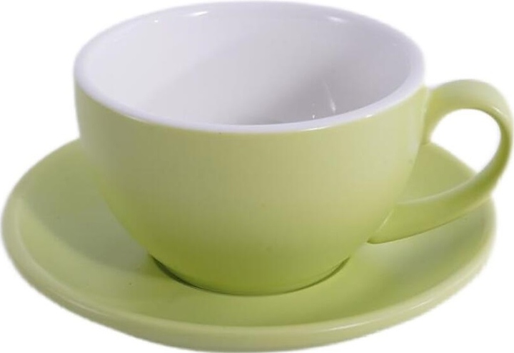 Чайная пара P.L. Barbossa Barista S0120-300-matte fruit gre 320 мл (фарфор) светло-зеленая матовая