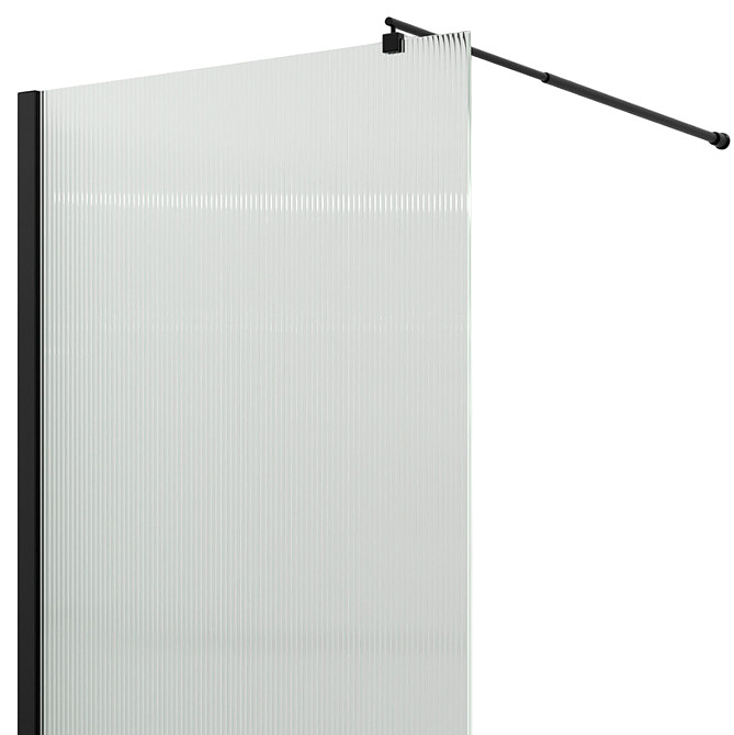 Душевое ограждение Wasserkraft Rur 30W39MB-FL 2000х900 мм черный