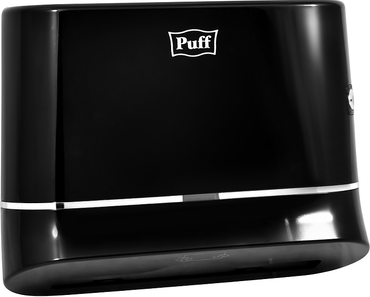 Диспенсер бумажных полотенец Puff 5135Bl с замком (АБС-пластик) черный