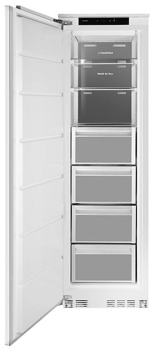 Морозильная камера Maunfeld MBFR205NFWGR 270 л 595х565х2053 мм белый, серый