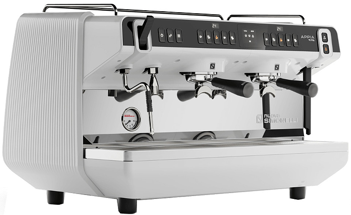 Кофемашина Nuova Simonelli Appia Viva 2Gr полуавтомат белая