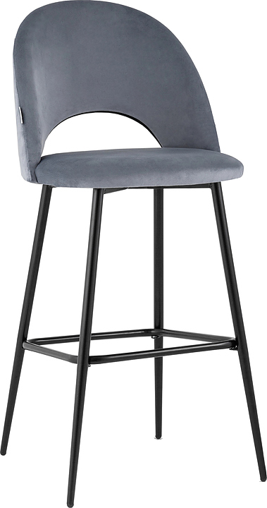 Стул барный Stool Group Меган SN серый