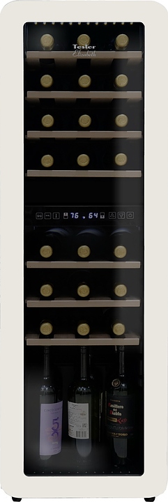 Винный шкаф TESLER CWC-308 IVORY слоновая кость