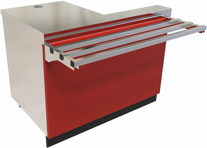 Кассовая кабина Abat Сэйла КК-70Е бордо