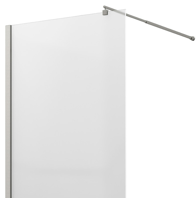 Душевое ограждение Wasserkraft Rur 30W40BN-MG 2000х1200 мм никель