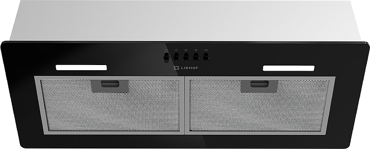 Вытяжка кухонная Libhof LB-0872 black черная