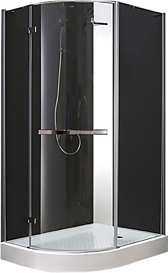 Уголок душевой CEZARES BERGAMO-W-RH-1-120/100-ARCO-C-Cr-R-IV 120х100х200 см