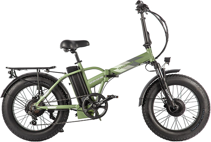 Электровелосипед GELBERT Saturn Dual PRO хаки
