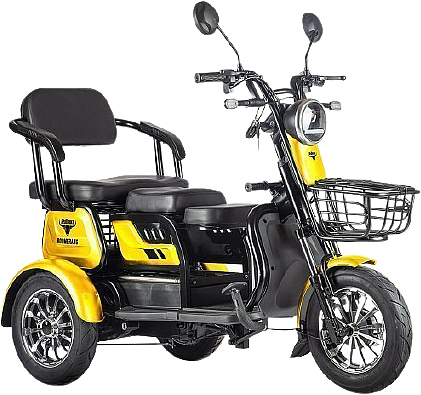 Трицикл Rutrike Бумеранг желтый