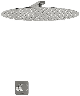 Встраиваемый комплект для душа Wasserkraft Mosel 4600 A4651.090.117 хром, никель