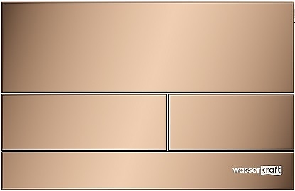 Кнопка смыва Wasserkraft RG04 золото розовое