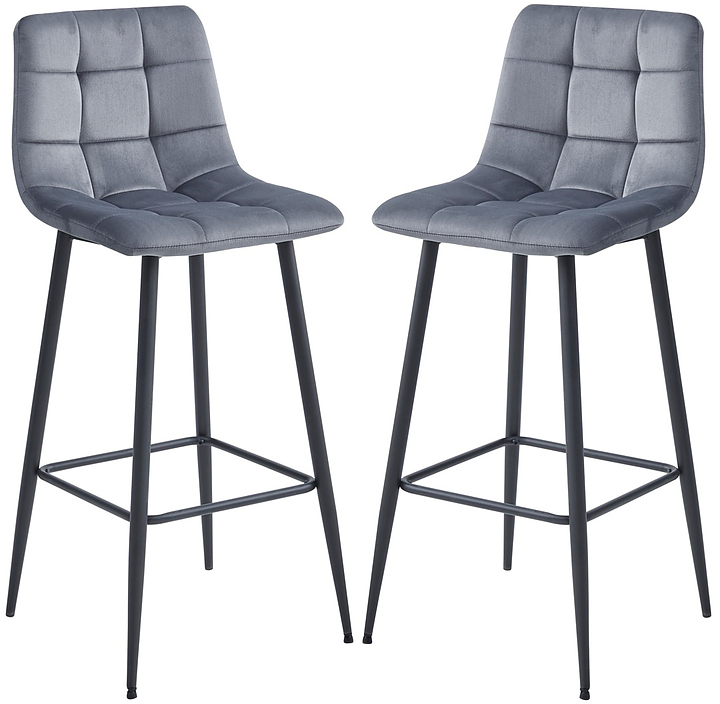 Стул барный Hesby Balance Fusion серый 2 шт.