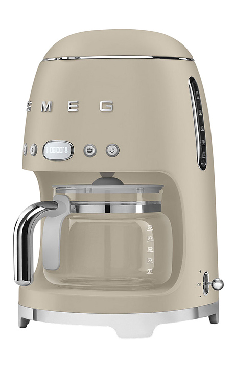Кофеварка капельная SMEG DCF02SBMEU 1050 Вт, лунный свет, матовый