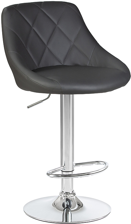 Стул барный DOBRIN 5007-LM LOGAN (серый, хром) 2 шт.