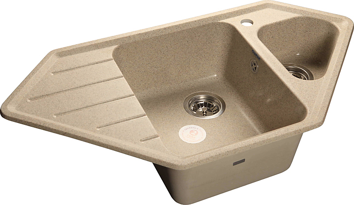 Кухонная мойка GranFest Corner GF-C-950E песочный