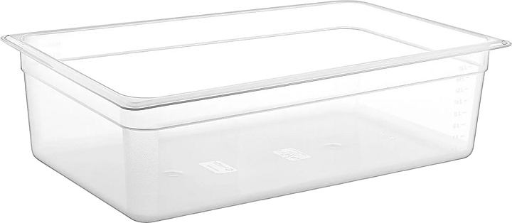 Гастроемкость Gastroplast GNPP-11150 GN 1/1-150 (530х325х150) 18 л полипропилен прозрачная