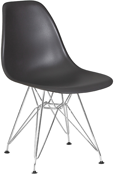 Стул обеденный DOBRIN 638APP-LMZL DSR (темно-серый, хром)