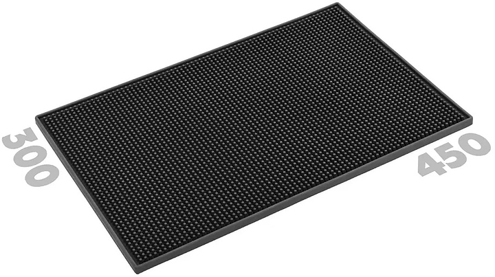 Коврик барный Manifesta BARMAT L Б608 450х300х10 мм черный