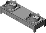 Плита газовая Вулкан KSB02 8075 WOK