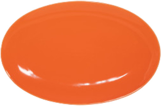 Тарелка овальная SandStone Lantana "Coupe" CS0062Orange 300 мм