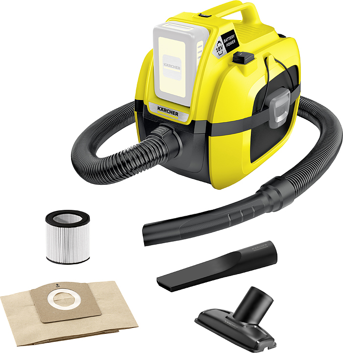 Пылесос хозяйственный Karcher WD 1 COMPACT BATTERY