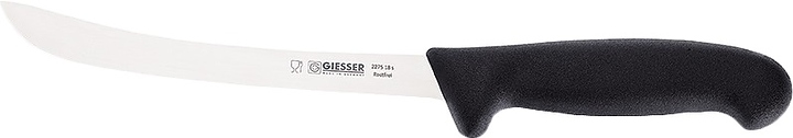 Нож разделочный для рыбы Giesser 2275 18 L=18 см (нерж. сталь / пластик) с черной рукояткой