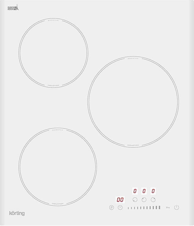Варочная панель индукционная Korting HI 43053 BW белая