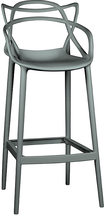 Стул барный DOBRIN 601CPP-LMZL MASTERS BAR (темно-серый) 4 шт.