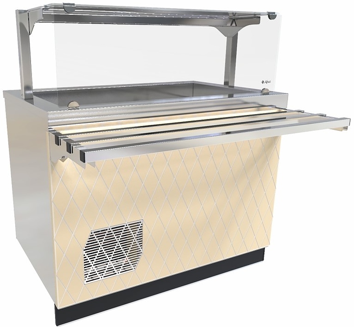 Прилавок-витрина холодильный Abat Сэйла ПВВ(Н)-70Е-НШ ромб