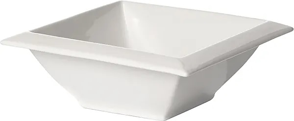 Салатник Kunstwerk A6353 700 мл 17,5х17,5 см h=6,5 см (фарфор) белый